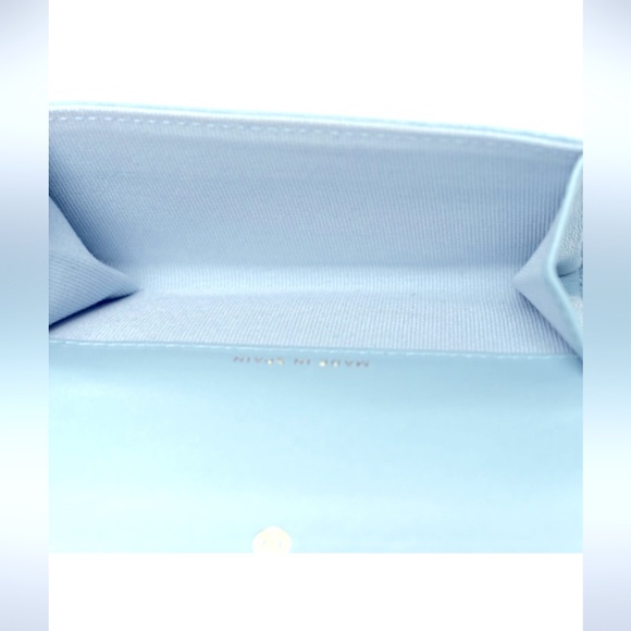 For @njmceldowney only CHANEL 19 Flap Wallet in Blue Quilted Lambskin Authentic - Picture 7 of 8